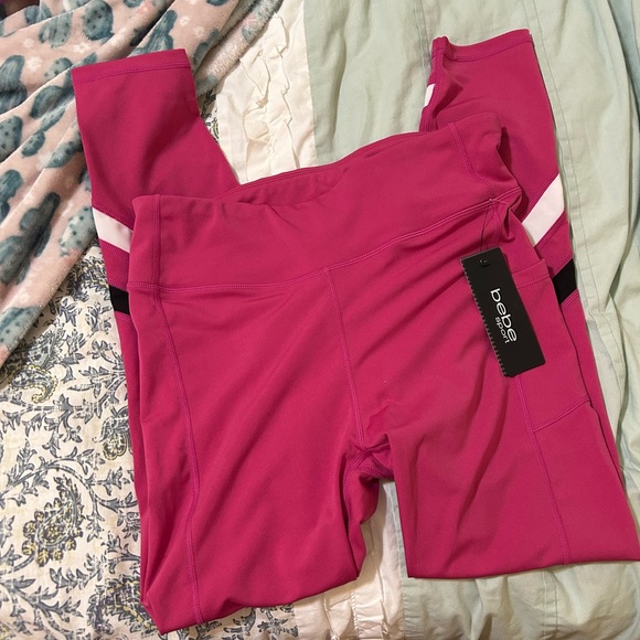 NWT BEBE SHOP SPORT LEGGINGS - Picture 2 of 7